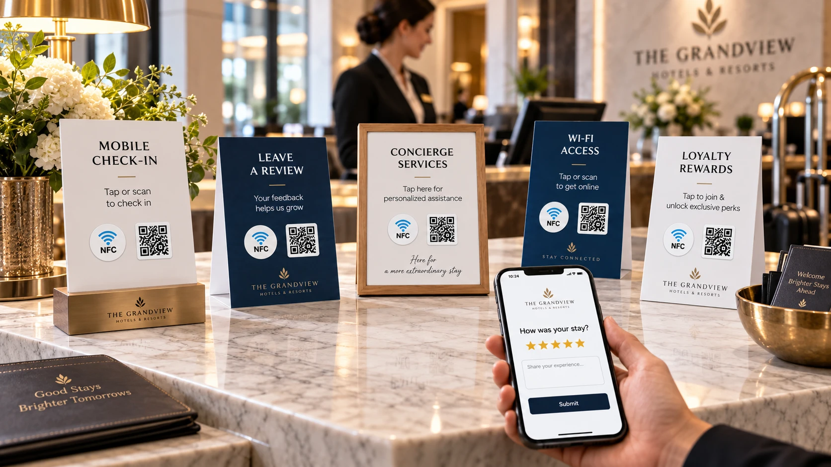 Dynaamiset NFC- ja QR-tarrat: Vaihda kohde ilman tarran vaihtamista